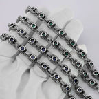 Aragogaceous pattern sapphire necklace for couples nowadaysfashion