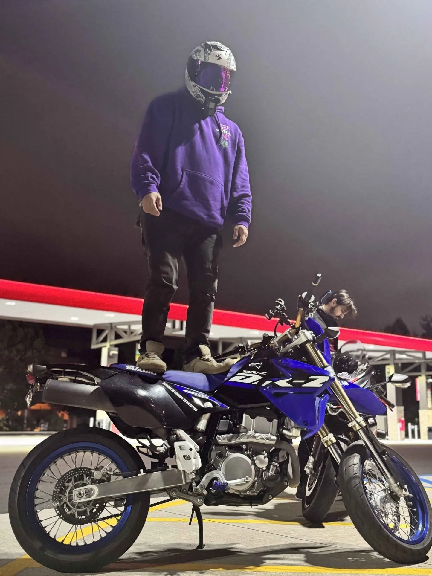 Are We Even Alive Pullover Hoodie Purple - Blade & Thread