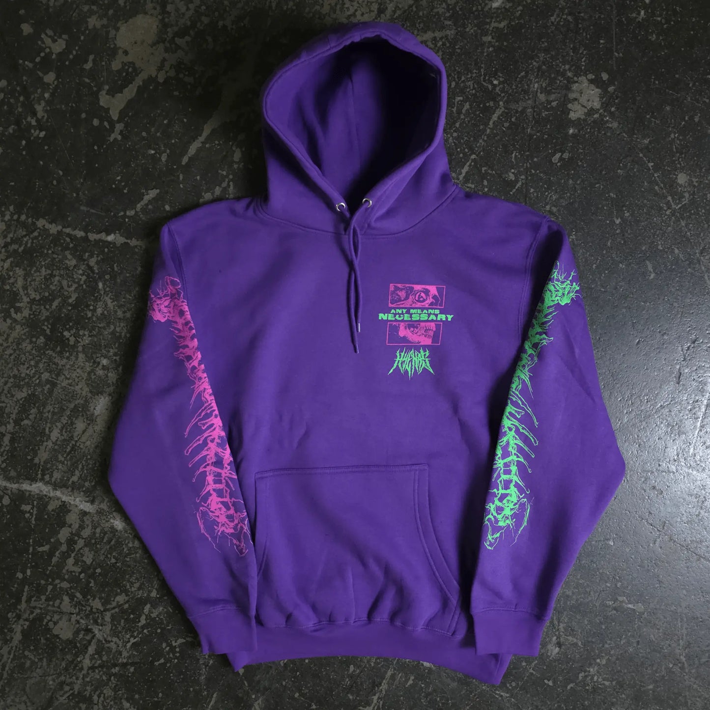 Are We Even Alive Pullover Hoodie Purple - Blade & Thread