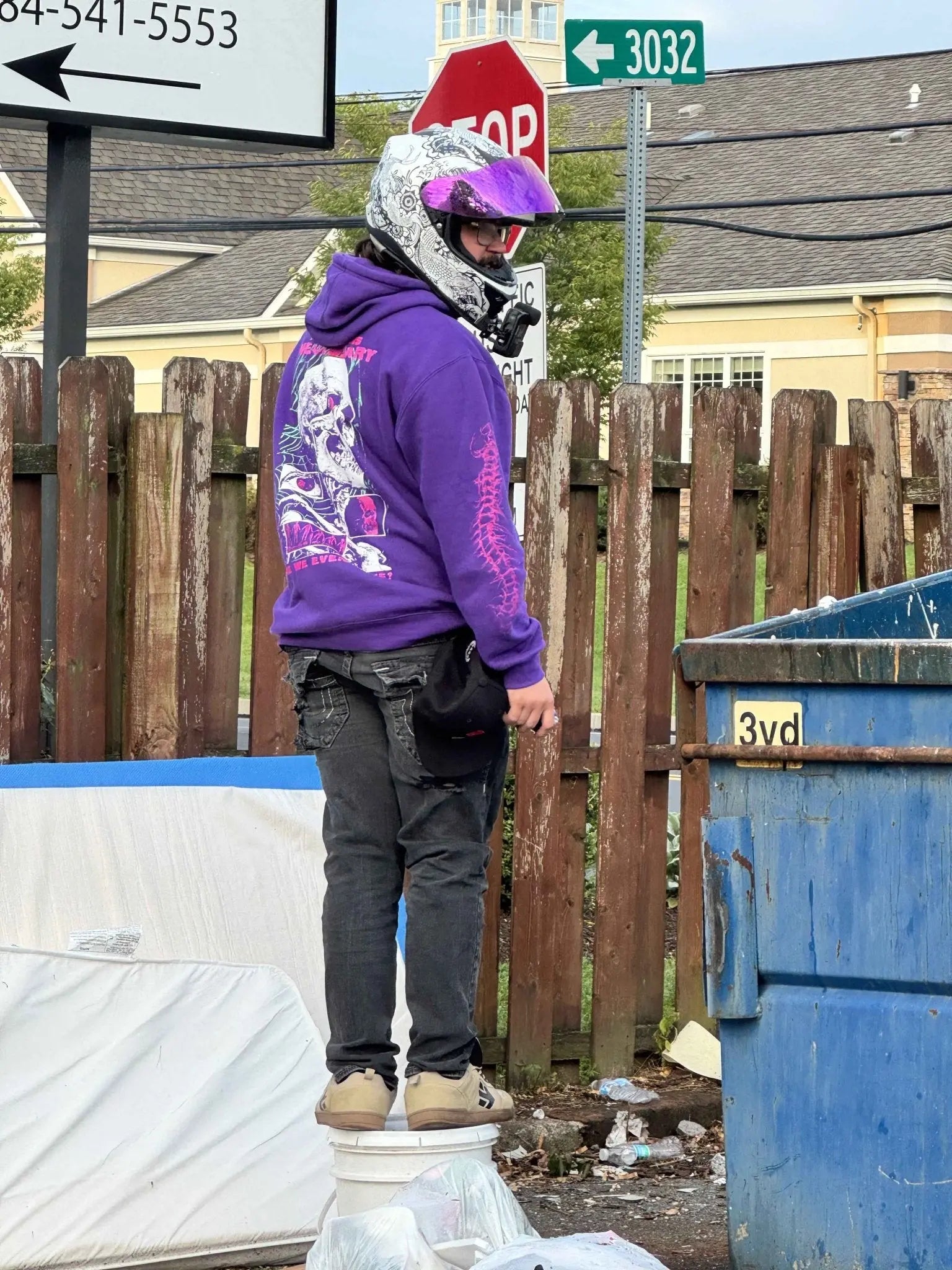 Are We Even Alive Pullover Hoodie Purple - Blade & Thread