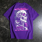 Are We Even Alive T-Shirt Purple Any Means Necessary Clothing