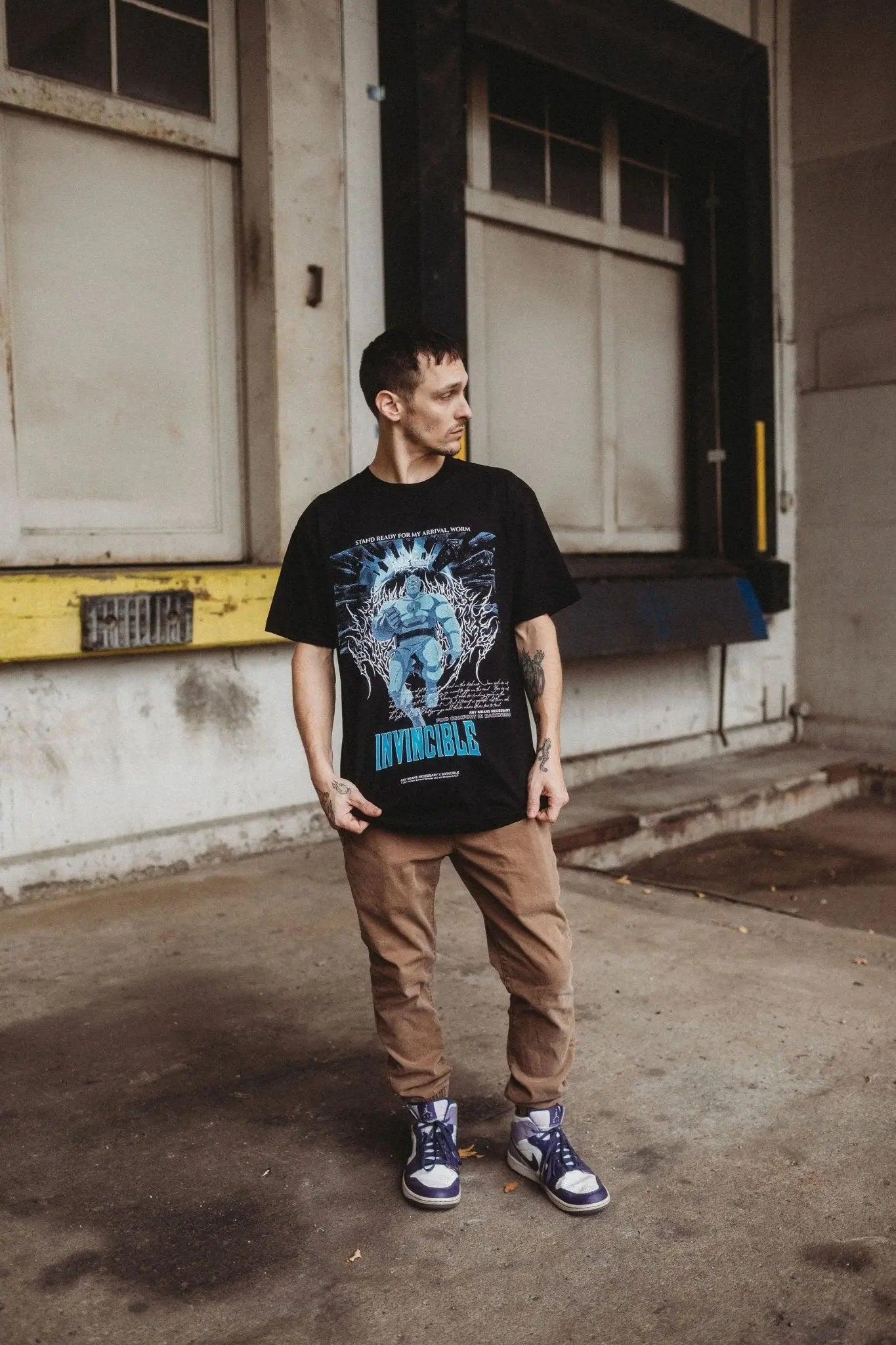 Arrival T-Shirt Any Means Necessary Clothing