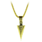 Arrow Head Pendant Long Chain Necklaces mens necklaces Collier Femme ArrowHead nowadaysfashion