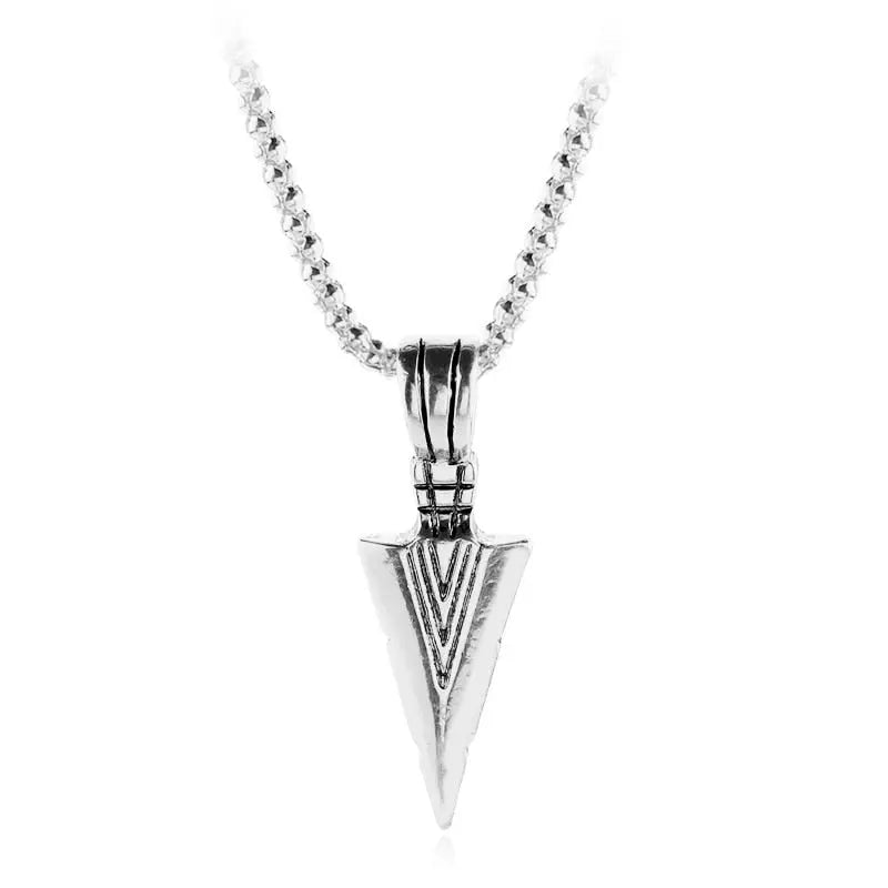 Arrow Head Pendant Long Chain Necklaces mens necklaces Collier Femme ArrowHead - Blade & Thread