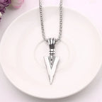 Arrow Head Pendant Long Chain Necklaces mens necklaces Collier Femme ArrowHead nowadaysfashion