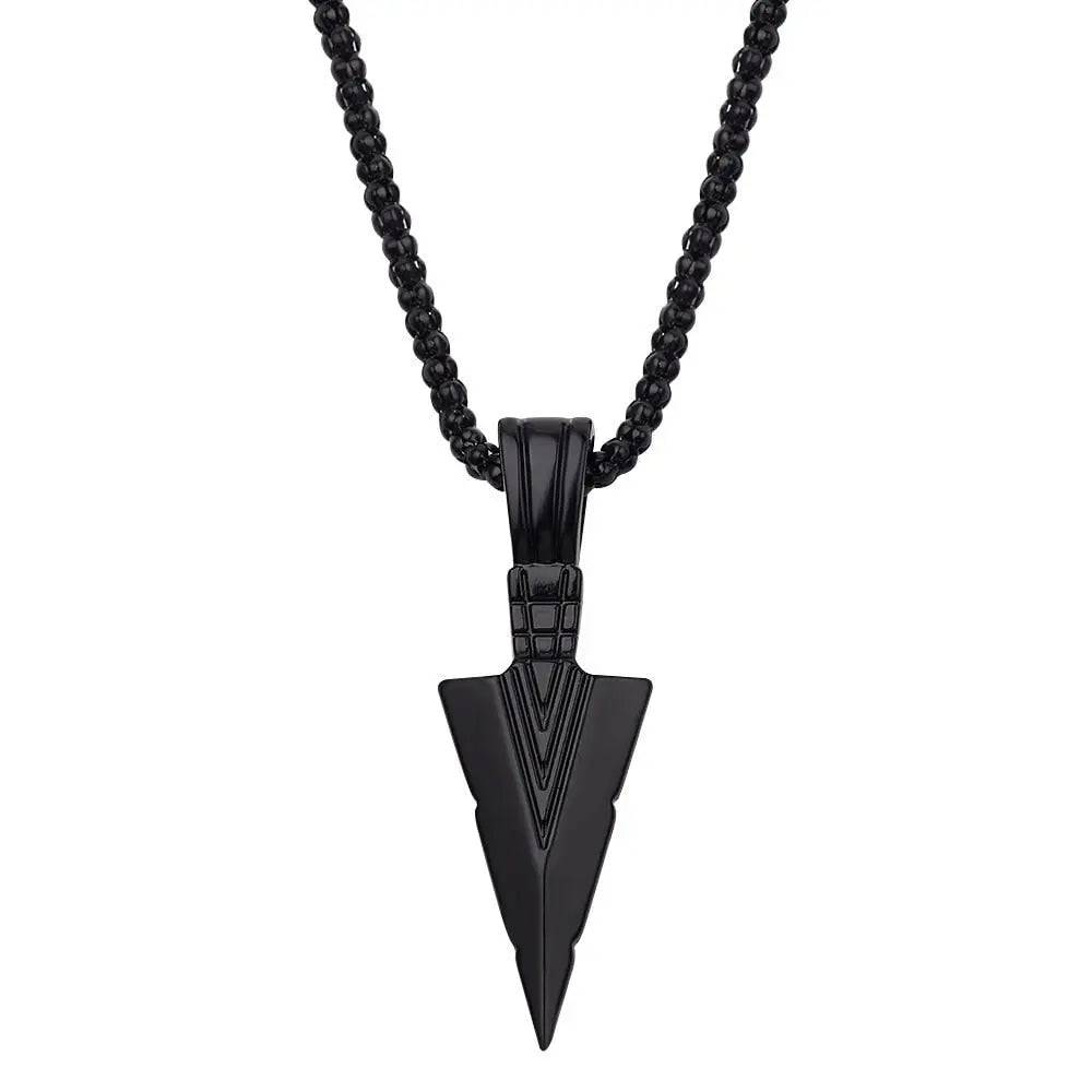 Arrow Head Pendant Long Chain Necklaces mens necklaces Collier Femme ArrowHead nowadaysfashion