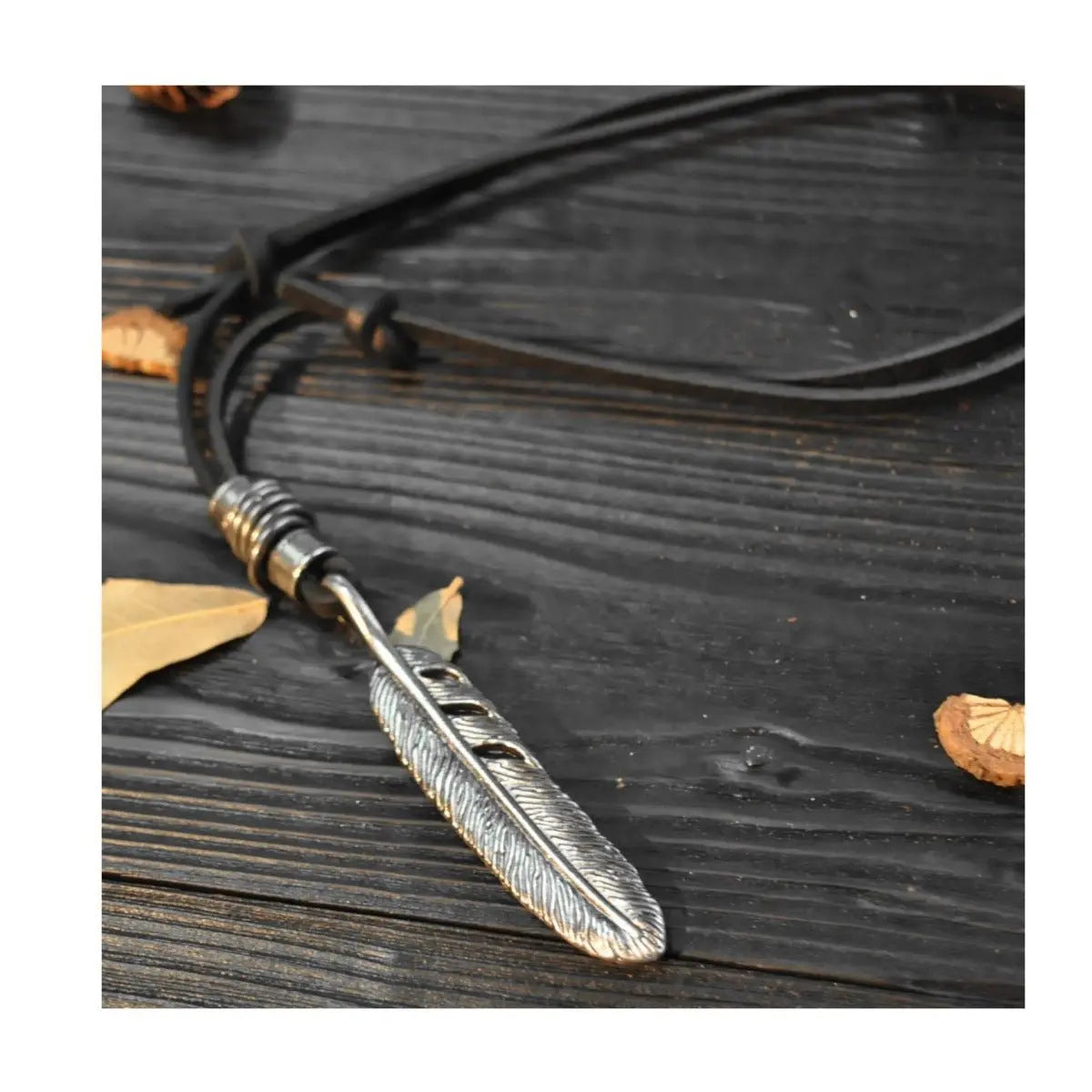 Artistic angel wings pendant - Blade & Thread