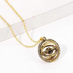 Astronomical ball projection necklace rotatable pendant nowadaysfashion