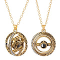 Astronomical ball projection necklace rotatable pendant nowadaysfashion