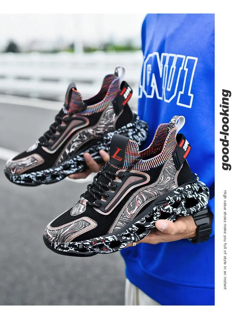 Athletic Gym Shoes Casual Walking Shoes fashion running Shoes - Blade & Thread