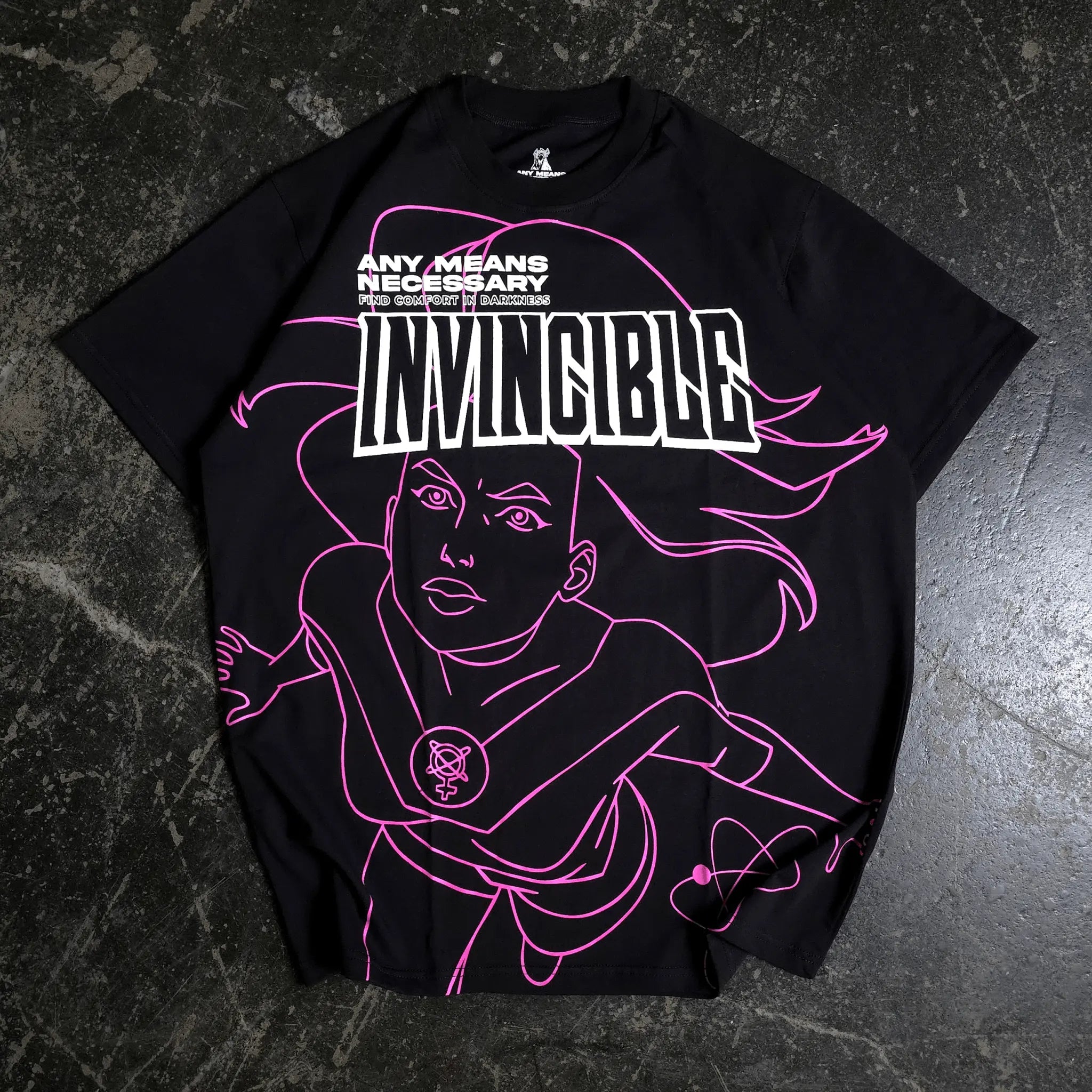 Atom Line Art Series T-Shirt Any Means Necessary Clothing