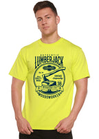 Authentic Lumberjack Men's Bamboo Viscose/Organic Cotton Short Sleeve Graphic T-Shirt Spun Bamboo