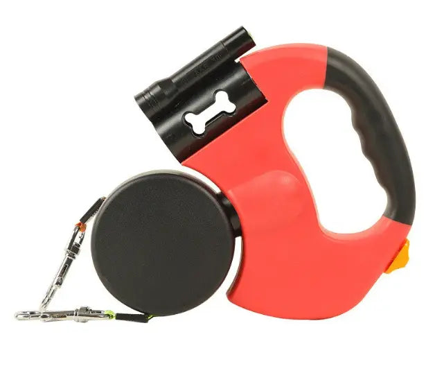 Auto Double Dog Leash - Blade & Thread