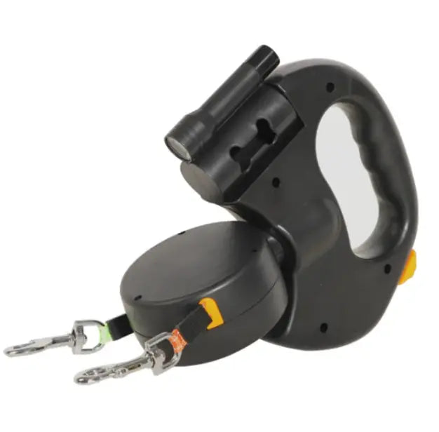 Auto Double Dog Leash - Blade & Thread