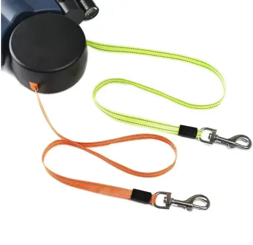 Auto Double Dog Leash - Blade & Thread