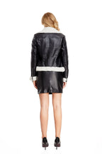 Autumn and winter fleece leather women's warm long-sleeved lapel coat jacket nowadaysfashion