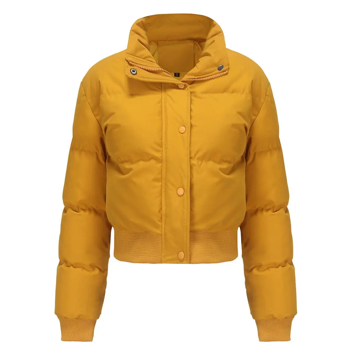 Autumn and winter women's short long-sleeved turtleneck warm jacket nowadaysfashion