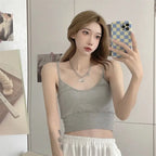 Autumn Two Piece Suit Hoodies Women Loose Bat Sleeve Tops Fashion Popular Crop Sweatshirts+Camis nowadaysfashion