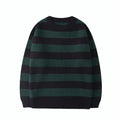 Autumn Winter Knitted Striped Sweater Casual Oversized Pullovers Sweaters nowadaysfashion
