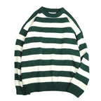 Autumn Winter Knitted Striped Sweater Casual Oversized Pullovers Sweaters nowadaysfashion