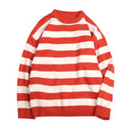 Autumn Winter Knitted Striped Sweater Casual Oversized Pullovers Sweaters nowadaysfashion
