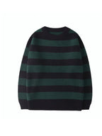 Autumn Winter Knitted Striped Sweater Casual Oversized Pullovers Sweaters nowadaysfashion