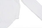 Autumn & Winter long-sleeved U-neck water ripple slim fit top T-shirt nowadaysfashion