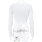 Autumn & Winter long-sleeved U-neck water ripple slim fit top T-shirt nowadaysfashion