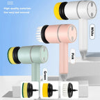 Electric Cleaning Brush With 3 Brush Heads For Multifunctional Cleaning Blade & Thread