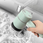 Electric Cleaning Brush With 3 Brush Heads For Multifunctional Cleaning Blade & Thread