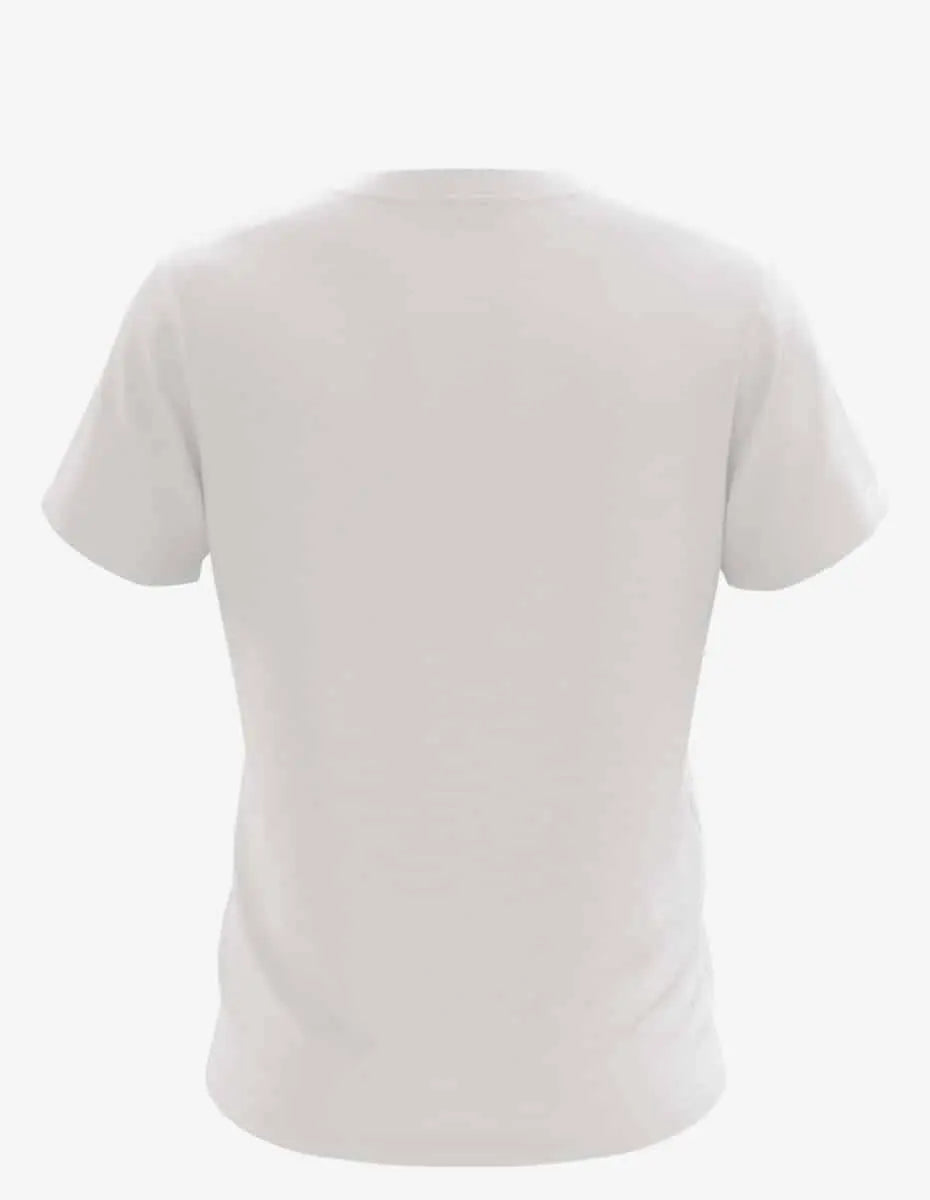 Men's Prepared For Dye 2100 backup shirt by SpectraUSA shown from the back with mock changes.