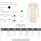 Backless Full Sleeve O-neck Basic Fit Bodycon nowadaysfashion