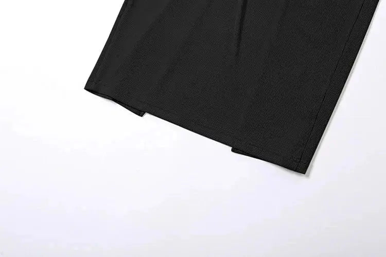 Backless Halter Evening Dress With Scarf Hollow Back Split Skinny - Blade & Thread