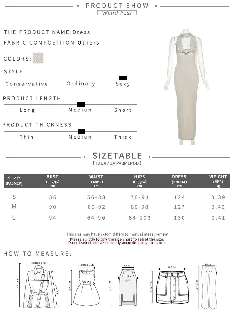 Backless Halter Evening Dress With Scarf Hollow Back Split Skinny nowadaysfashion