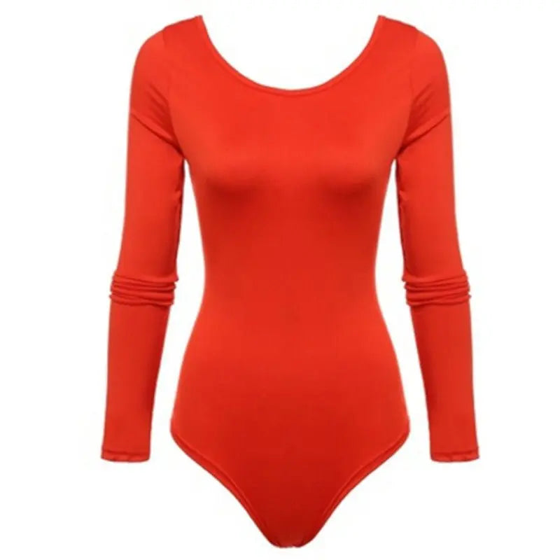 Backless Long Sleeve Bodysuit Women Solid Slim Regular Bodysuits Sexy Hot Clothes nowadaysfashion