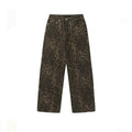 Baggy Leopard Print Y2k Jeans Women nowadaysfashion