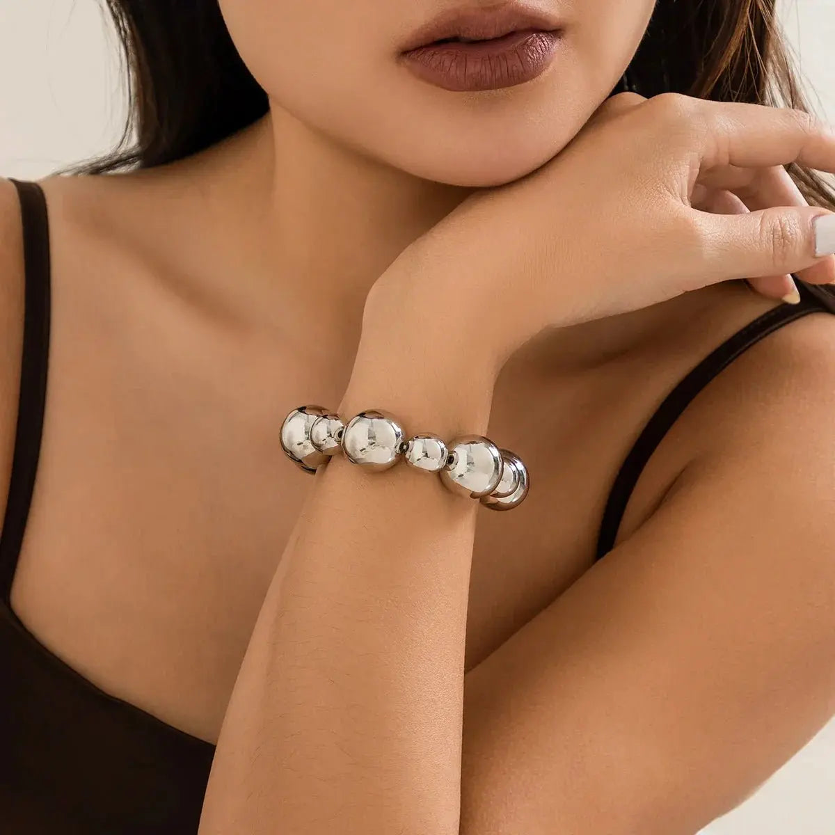 ball chain necklace Heart Pendant Choker Collar - Blade & Thread