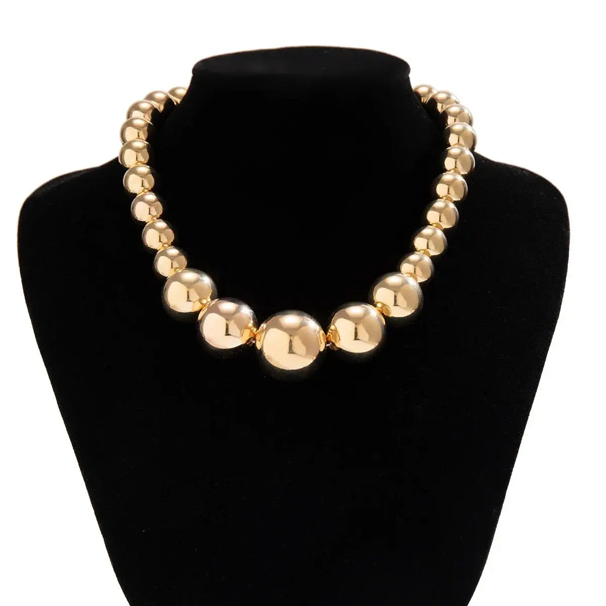 ball chain necklace Heart Pendant Choker Collar - Blade & Thread