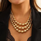 ball chain necklace Heart Pendant Choker Collar nowadaysfashion