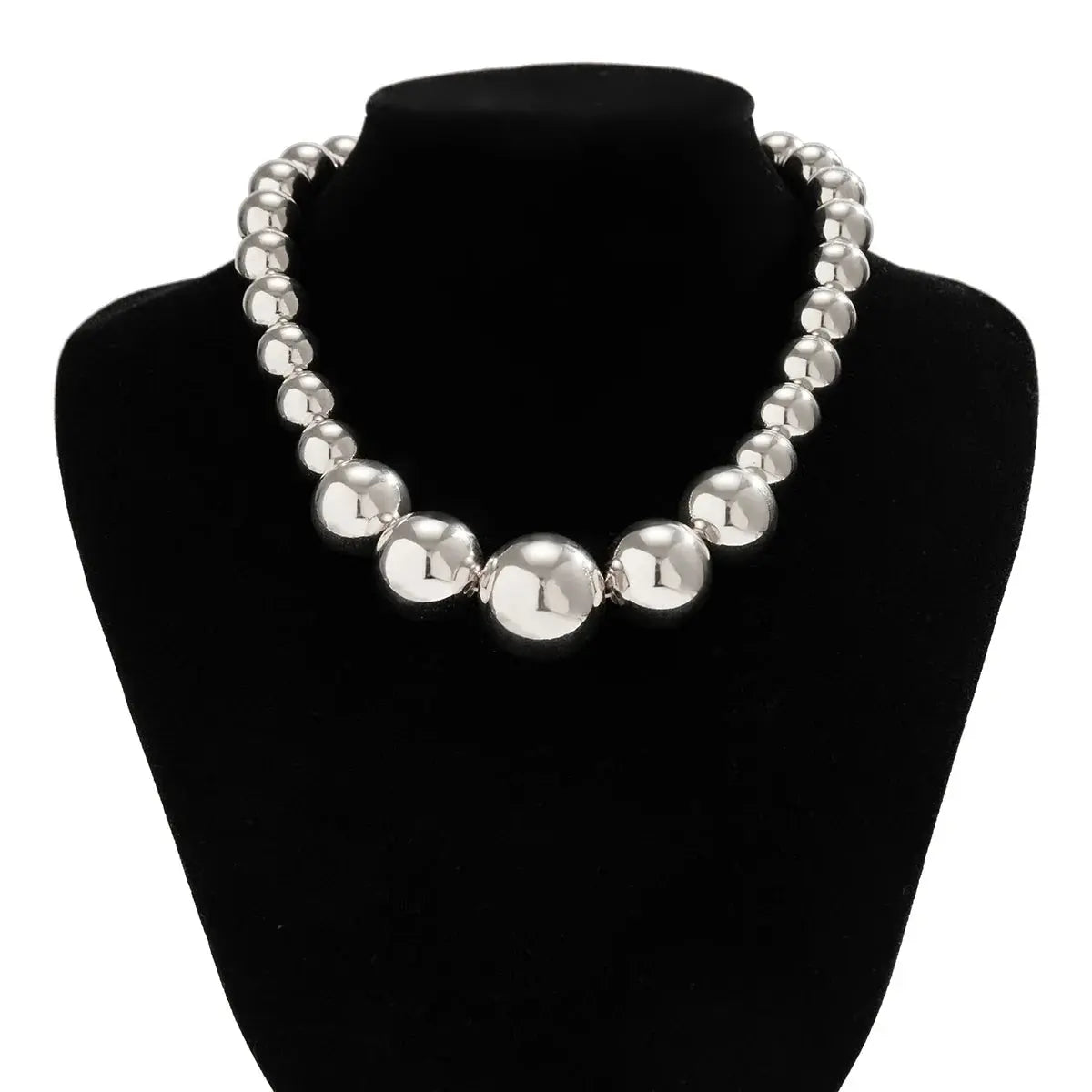 ball chain necklace Heart Pendant Choker Collar nowadaysfashion