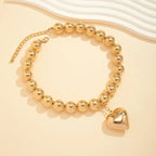 ball chain necklace Heart Pendant Choker Collar nowadaysfashion