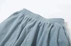 Basic Pocket High Waist Trousers Corduroy Streetwear Long Bottoms nowadaysfashion