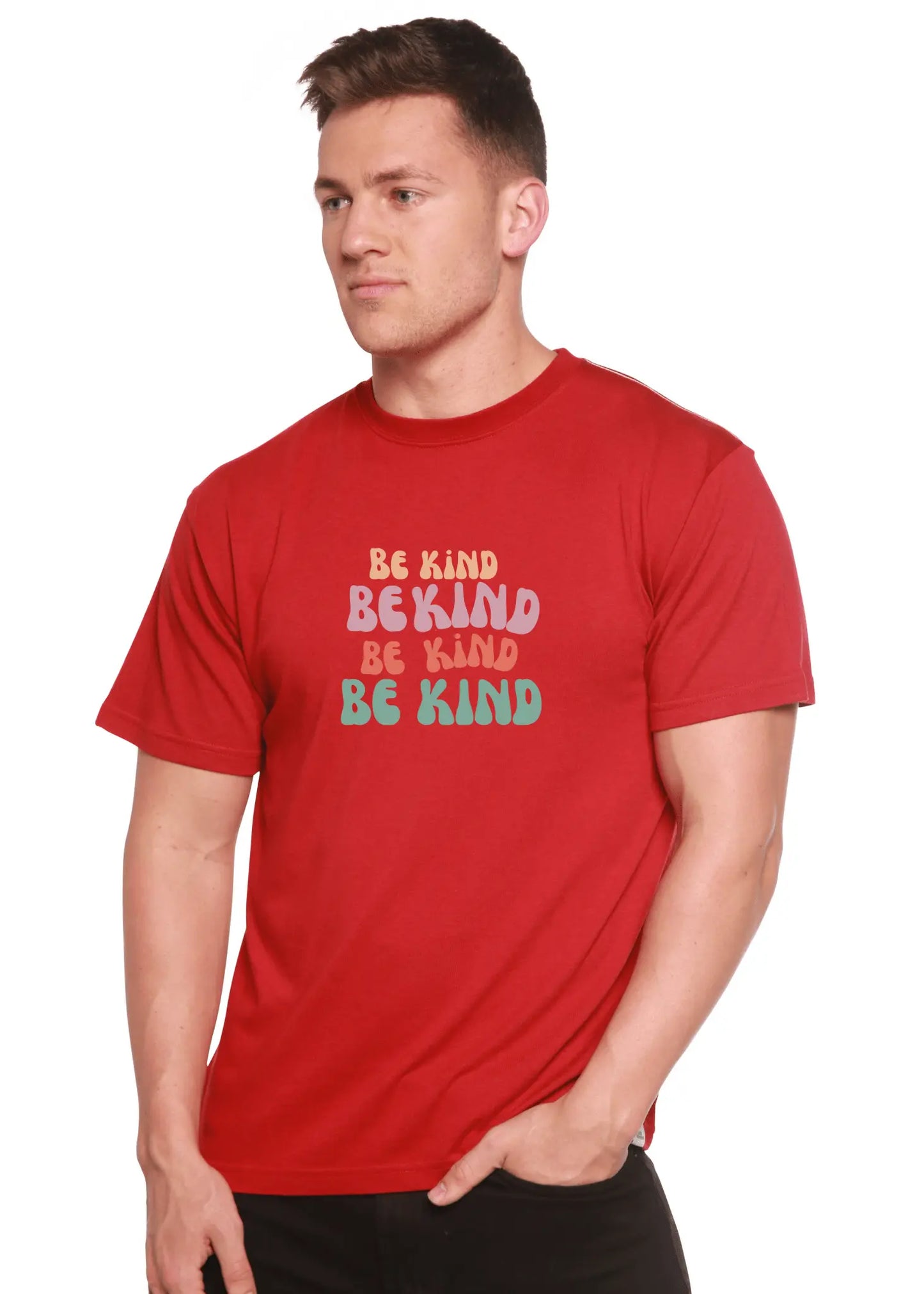 Be Kind Men's Bamboo Viscose/Organic Cotton Short Sleeve Graphic T-Shirt - Blade & Thread