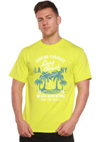 Beach Adventure Men's Bamboo Viscose/Organic Cotton Short Sleeve Graphic T-Shirt Spun Bamboo