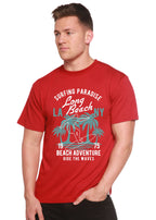 Beach Adventure Men's Bamboo Viscose/Organic Cotton Short Sleeve Graphic T-Shirt Spun Bamboo