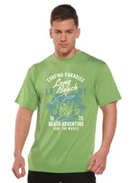 Beach Adventure Men's Bamboo Viscose/Organic Cotton Short Sleeve Graphic T-Shirt Spun Bamboo