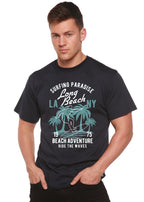 Beach Adventure Men's Bamboo Viscose/Organic Cotton Short Sleeve Graphic T-Shirt Spun Bamboo