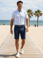 Beachside Performance Polo White Water Life