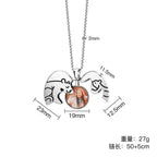 Bear Hug Heart Necklace Photo Box nowadaysfashion