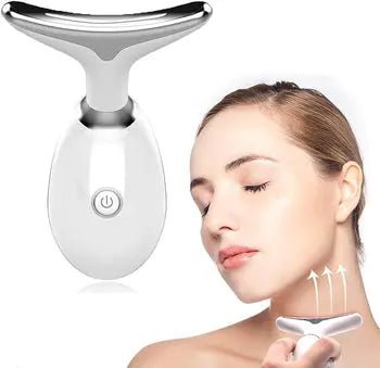 Beauty Facial Massager, 7 Color Wavy Acne Beauty Microcurrent Facial Device Skin Firming for Face Neck Beauty Device, - Blade & Thread